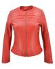 WOMAN LEATHER JACKET CODE: 28-W-2238 (RED)